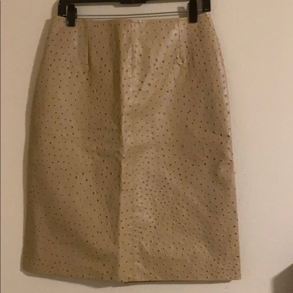 DANA BUCHMAN Genuine Leather Skirt
